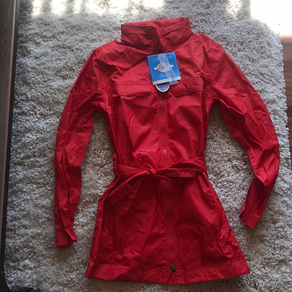 Red jacket